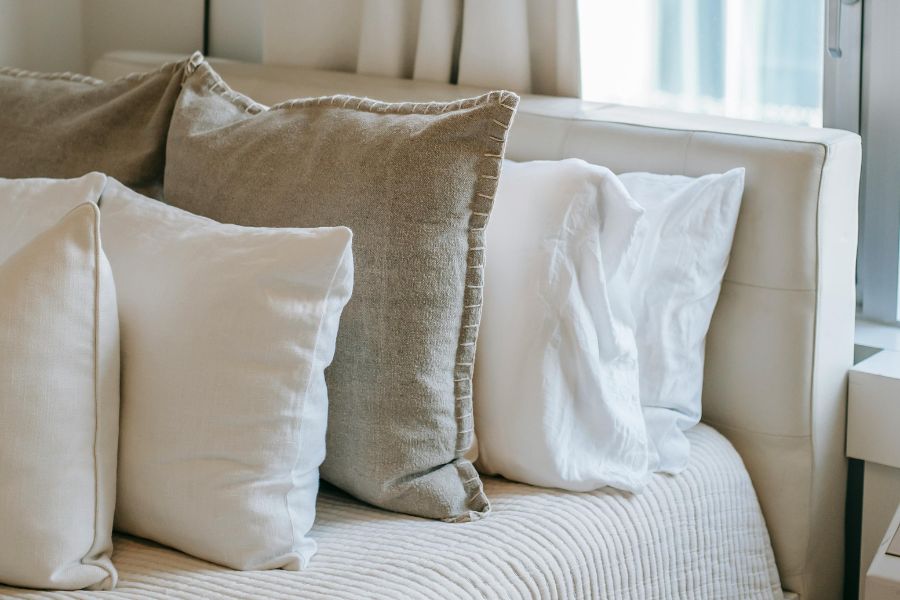 coixins de llana d'ovella